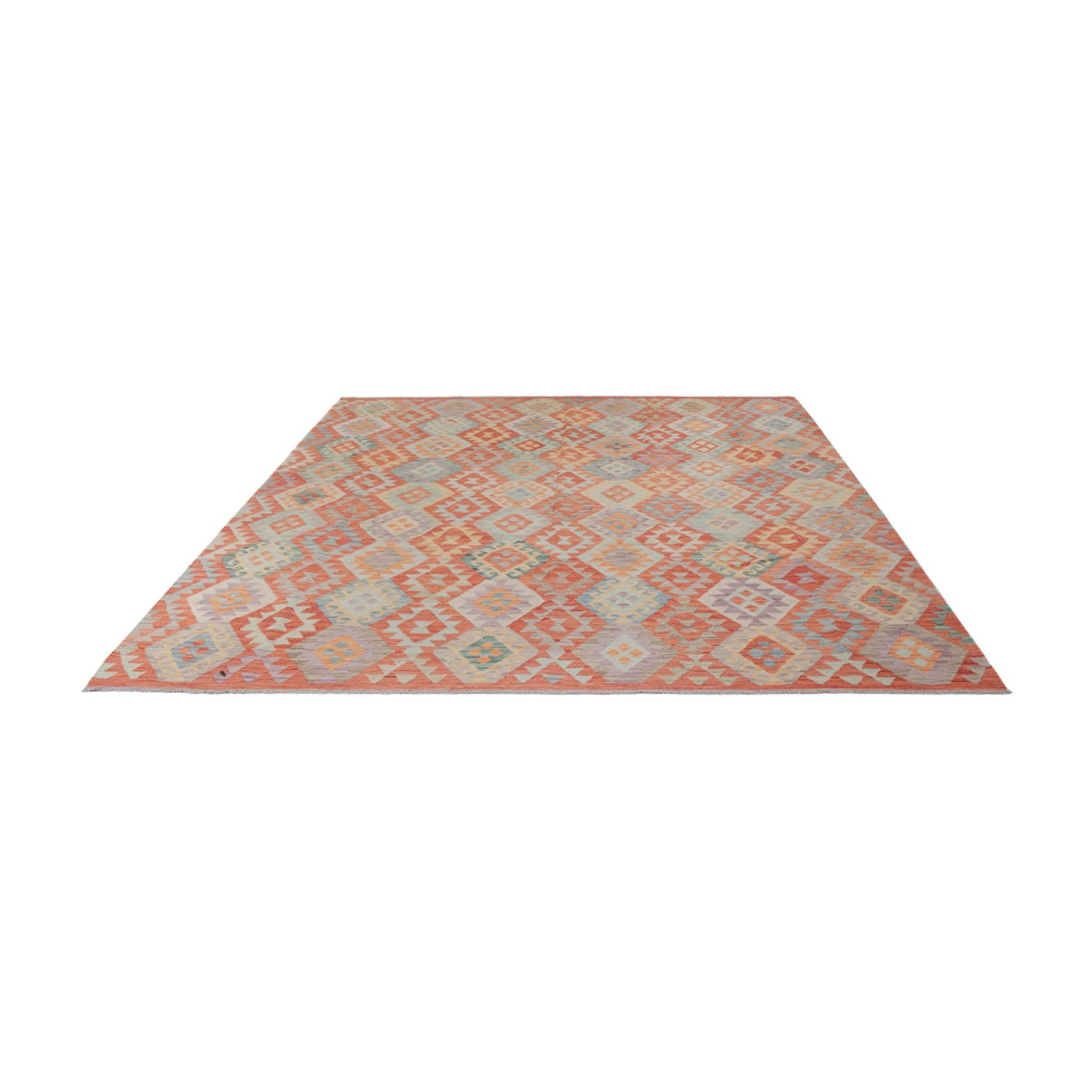 Kelim Rug - Splash - 296 x 257 cm - multicolored