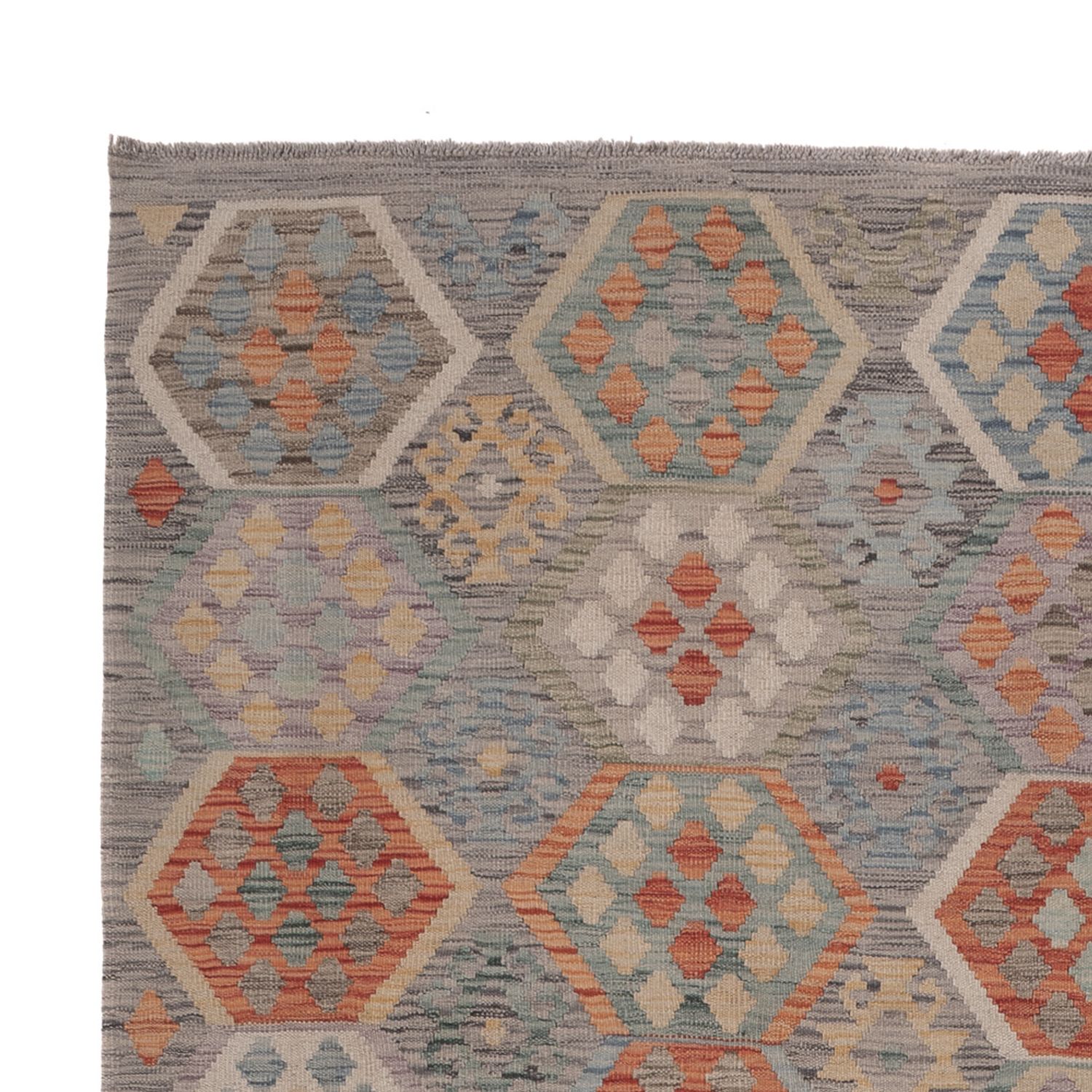 Kelim Rug - Splash - 288 x 203 cm - multicolored