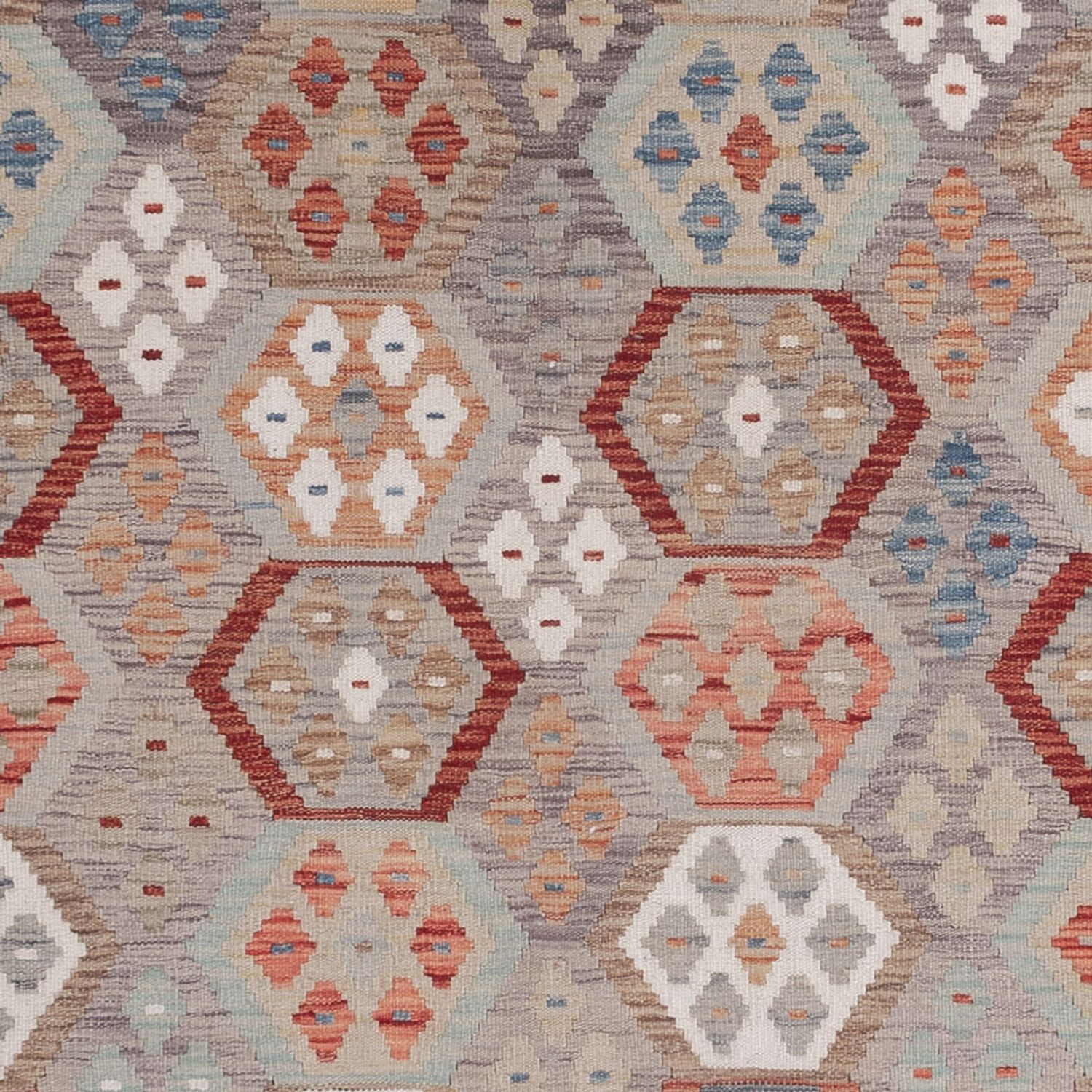 Kelim Rug - Splash - 304 x 207 cm - multicolored