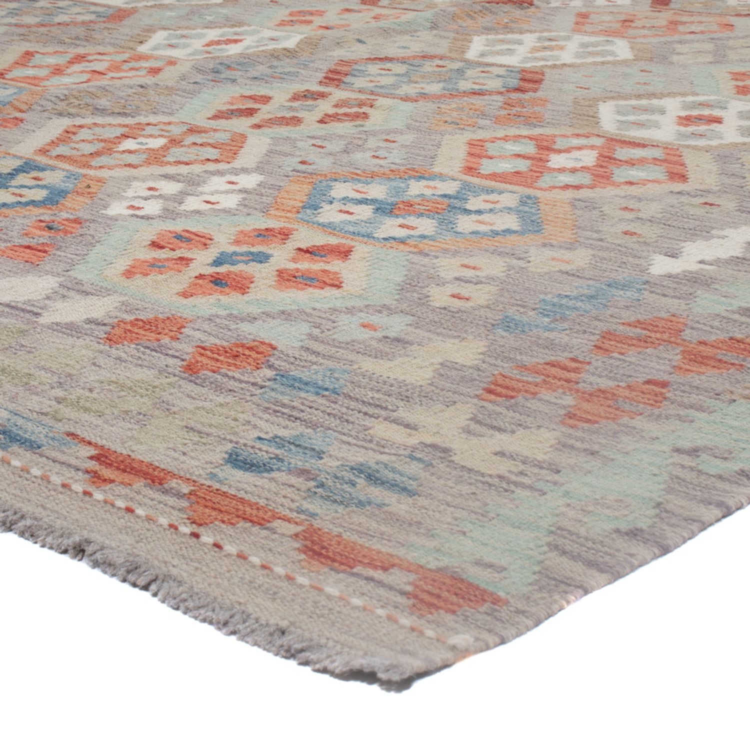 Kelim Rug - Splash - 304 x 207 cm - multicolored