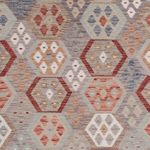 Kelim Rug - Splash - 304 x 207 cm - multicolored