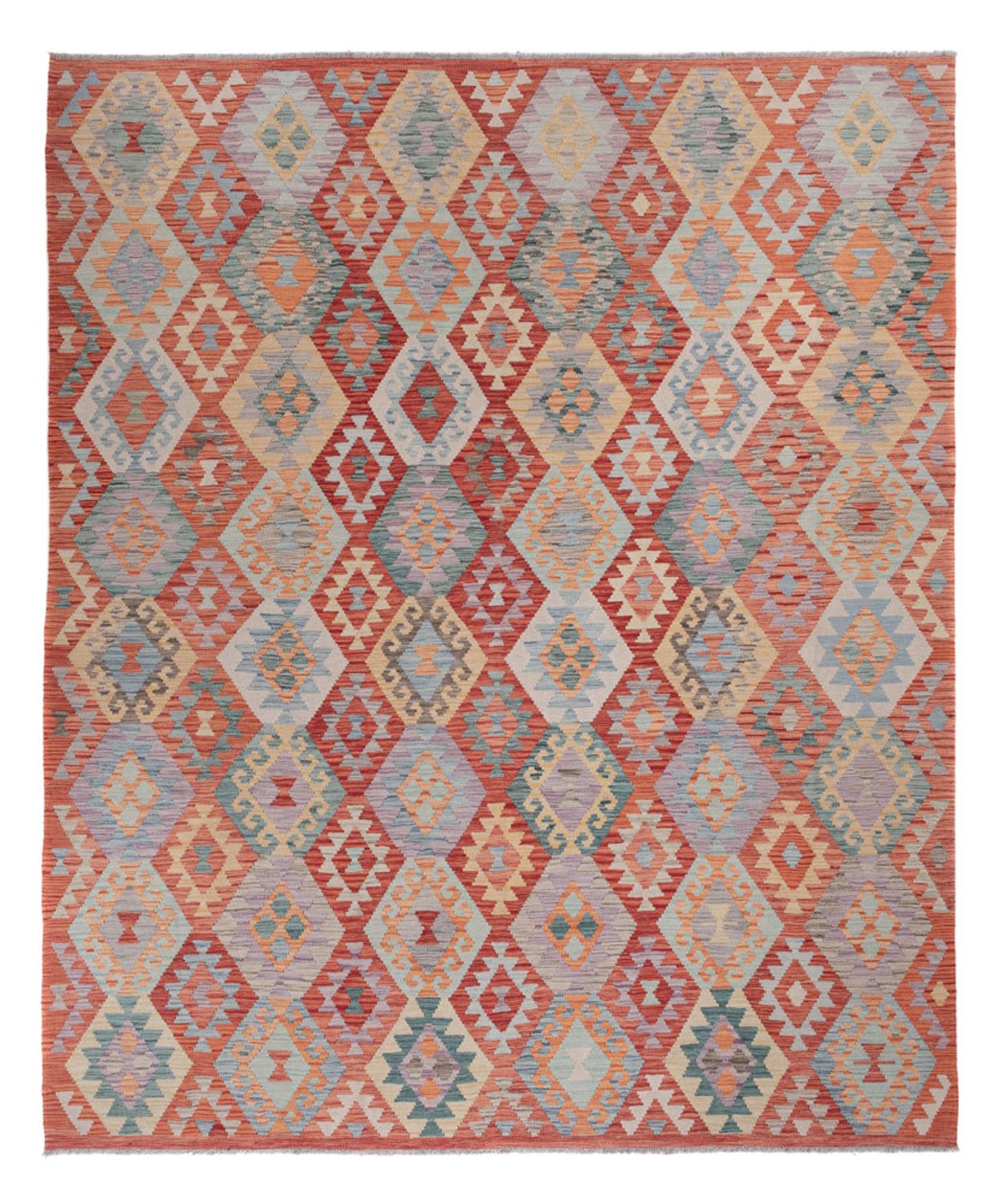 Kelim Rug - Splash - 305 x 251 cm - multicolored
