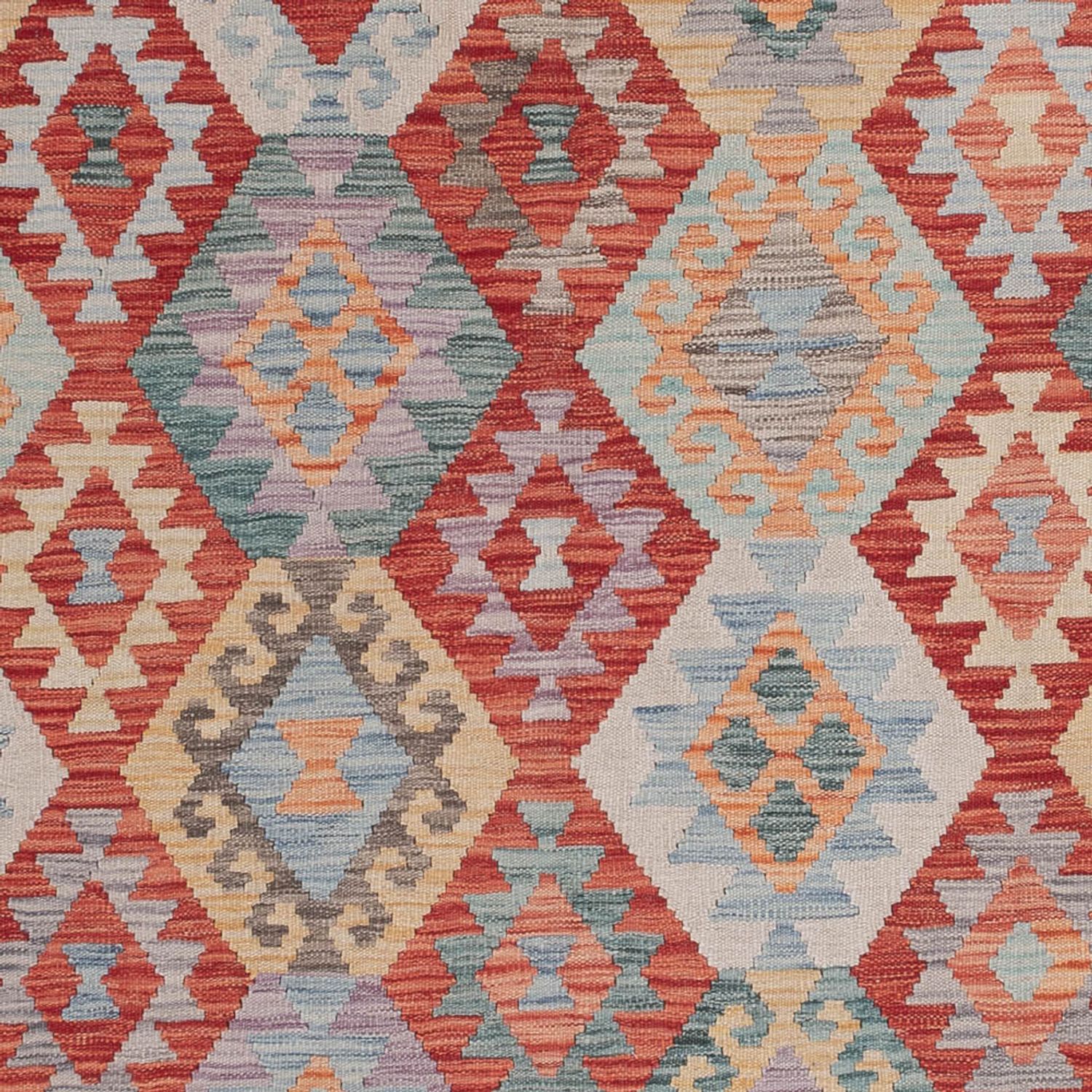 Kelim Rug - Splash - 305 x 251 cm - multicolored