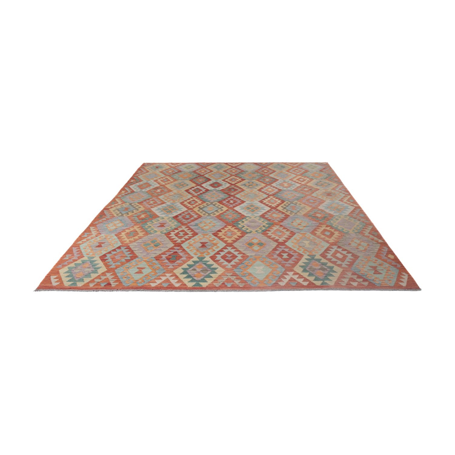 Kelim Rug - Splash - 305 x 251 cm - multicolored