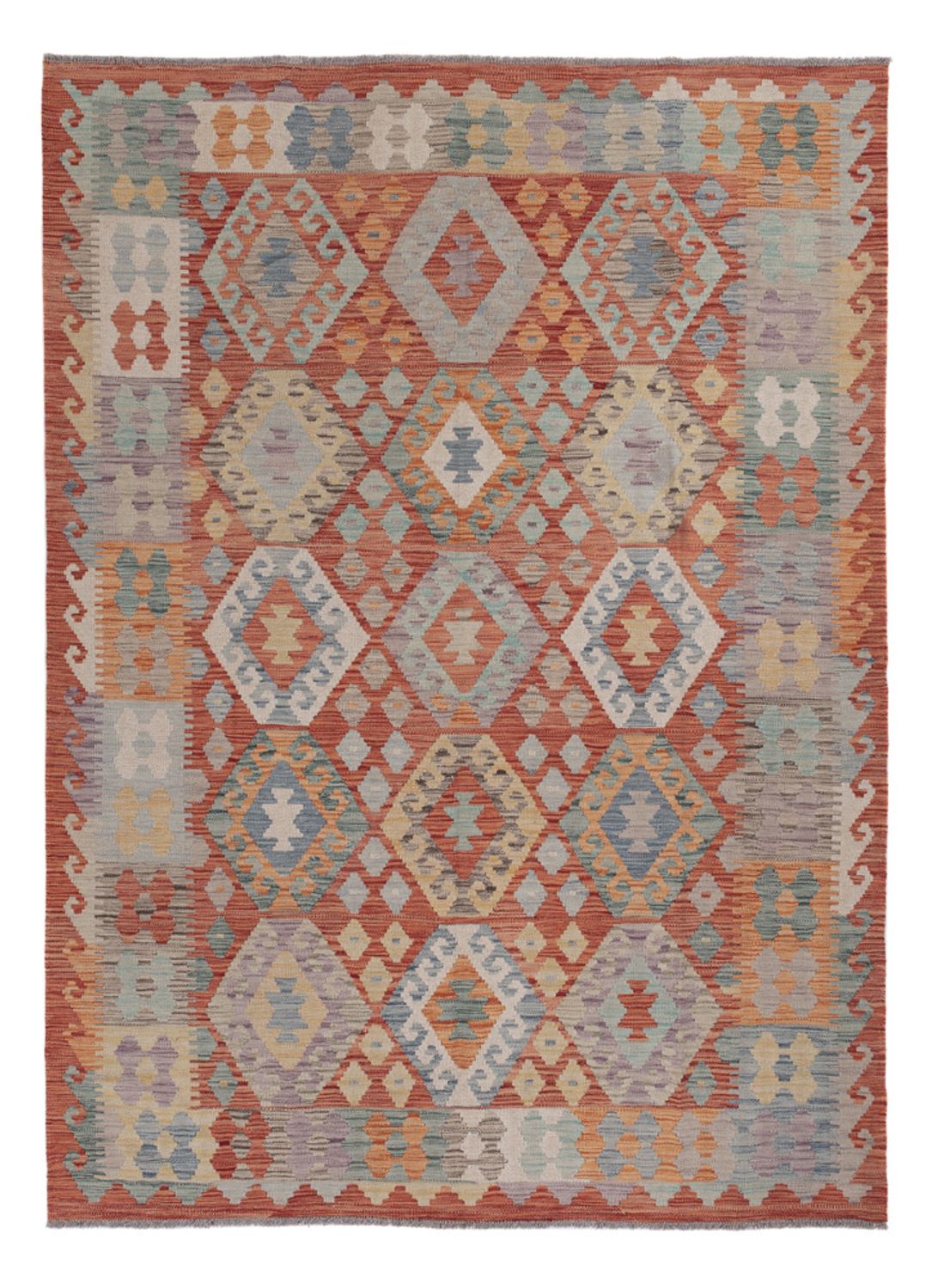 Kelim Rug - Splash - 238 x 174 cm - multicolored