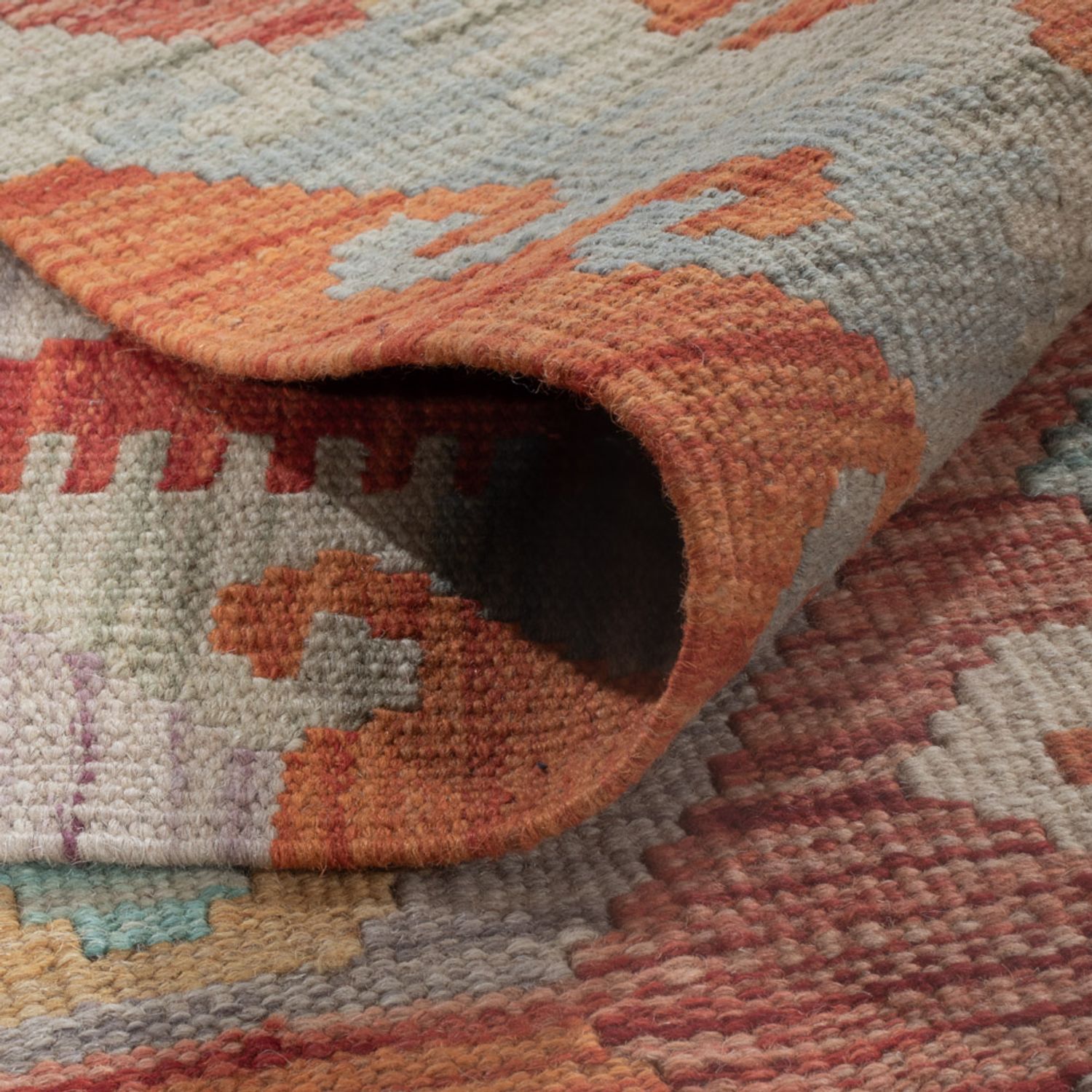 Kelim Rug - Splash - 235 x 170 cm - multicolored