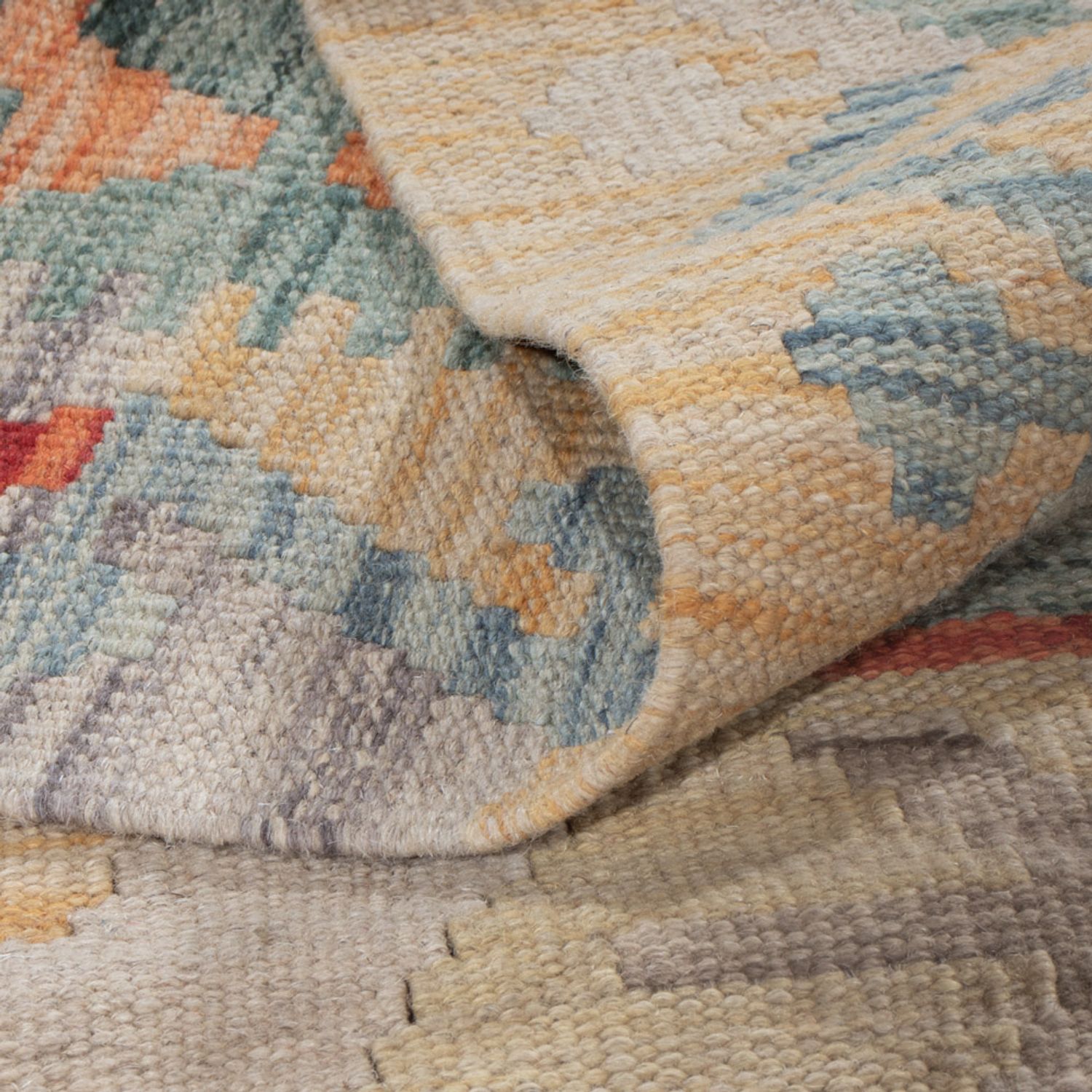 Kelim Rug - Splash - 235 x 167 cm - multicolored