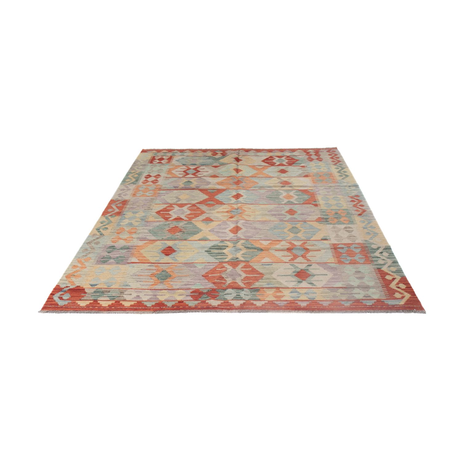 Kelim Rug - Splash - 235 x 167 cm - multicolored