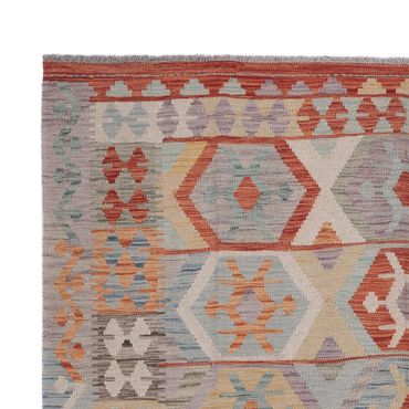 Kelim Rug - Splash - 249 x 180 cm - multicolored