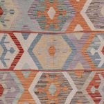 Kelim Rug - Splash - 249 x 180 cm - multicolored