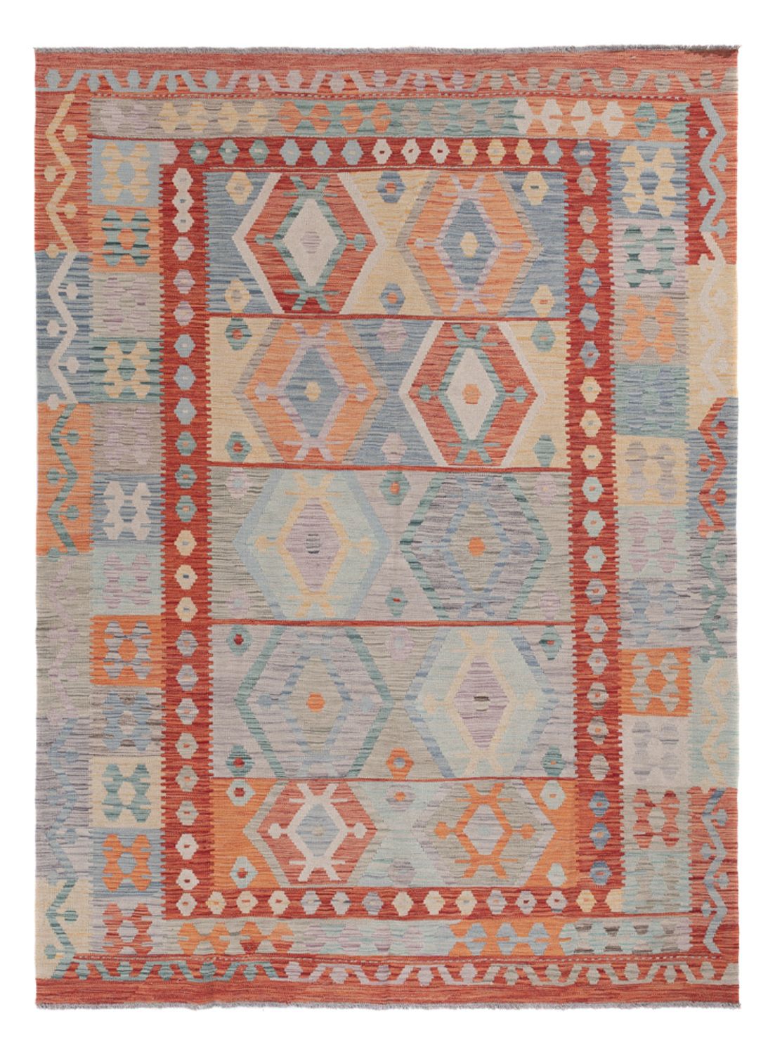Kelim Rug - Splash - 250 x 181 cm - multicolored