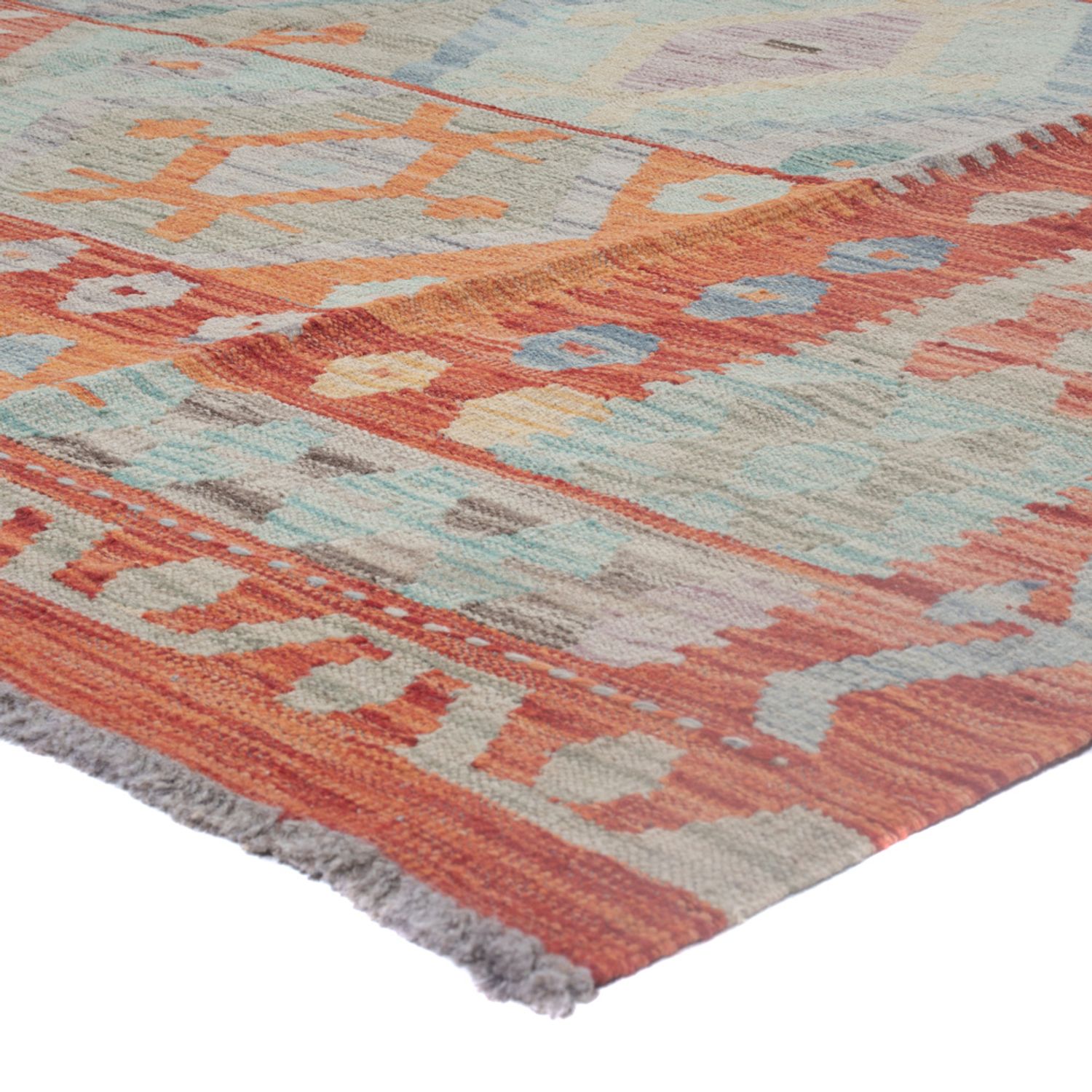 Kelim Rug - Splash - 250 x 181 cm - multicolored
