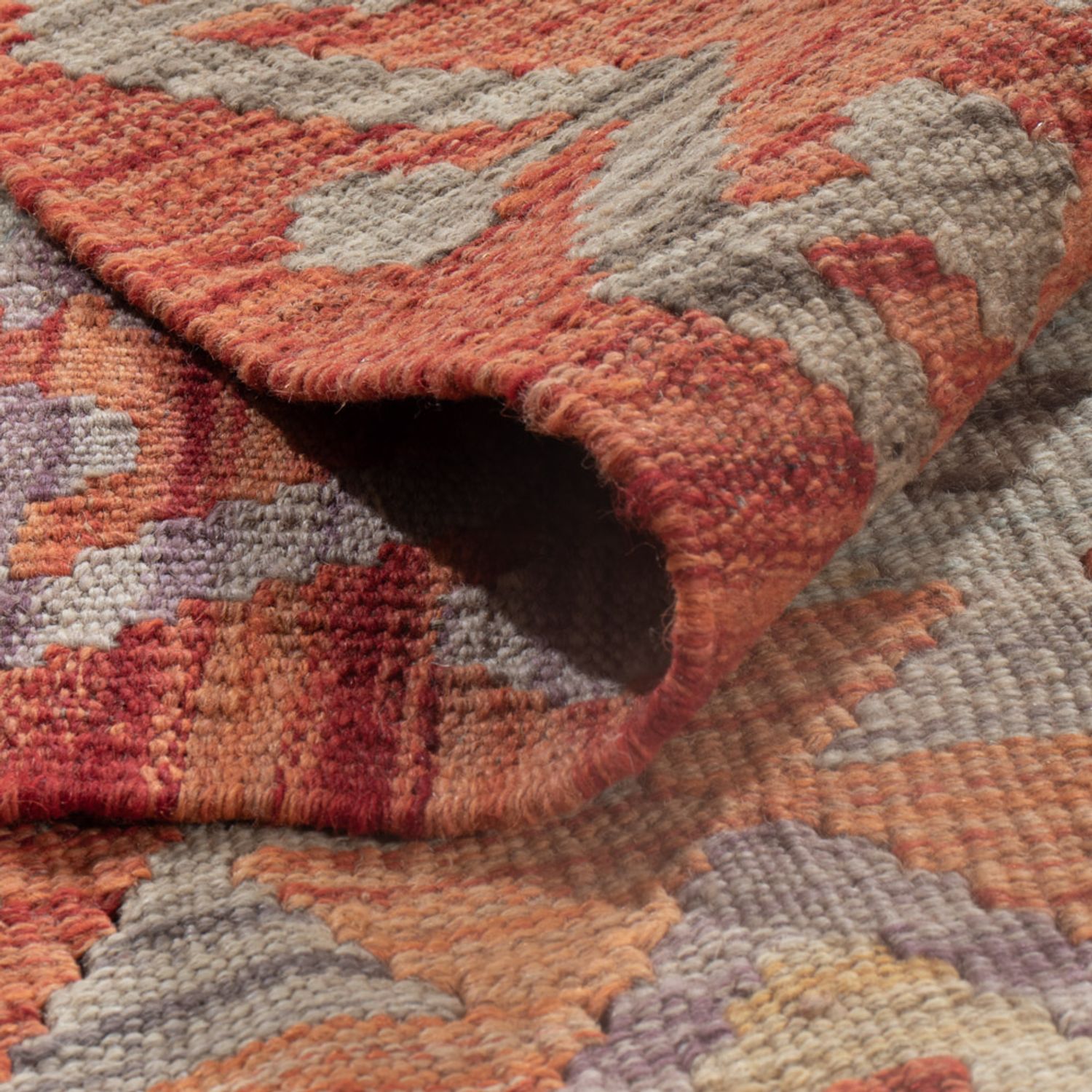 Kelim Rug - Splash - 243 x 178 cm - multicolored