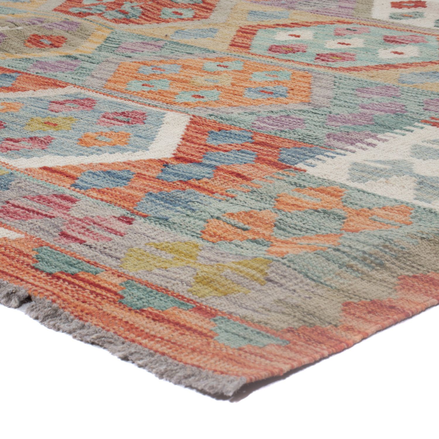 Kelim Rug - Splash - 230 x 176 cm - multicolored