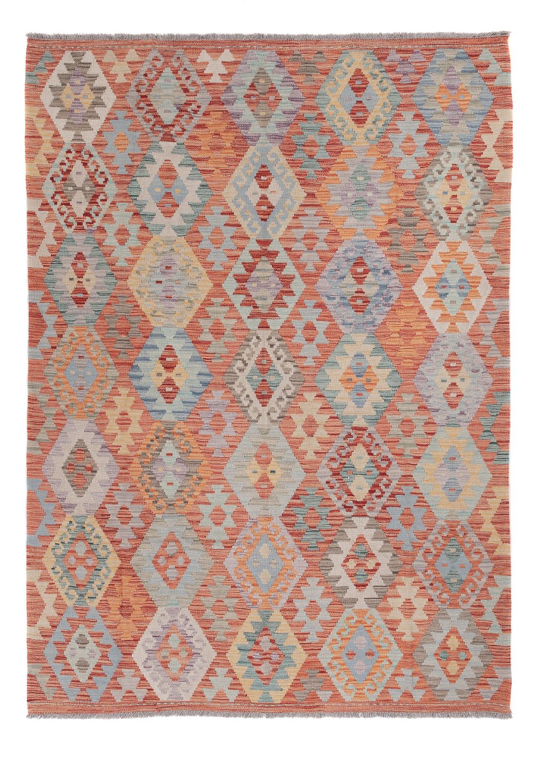 Kelim Rug - Splash - 245 x 174 cm - multicolored