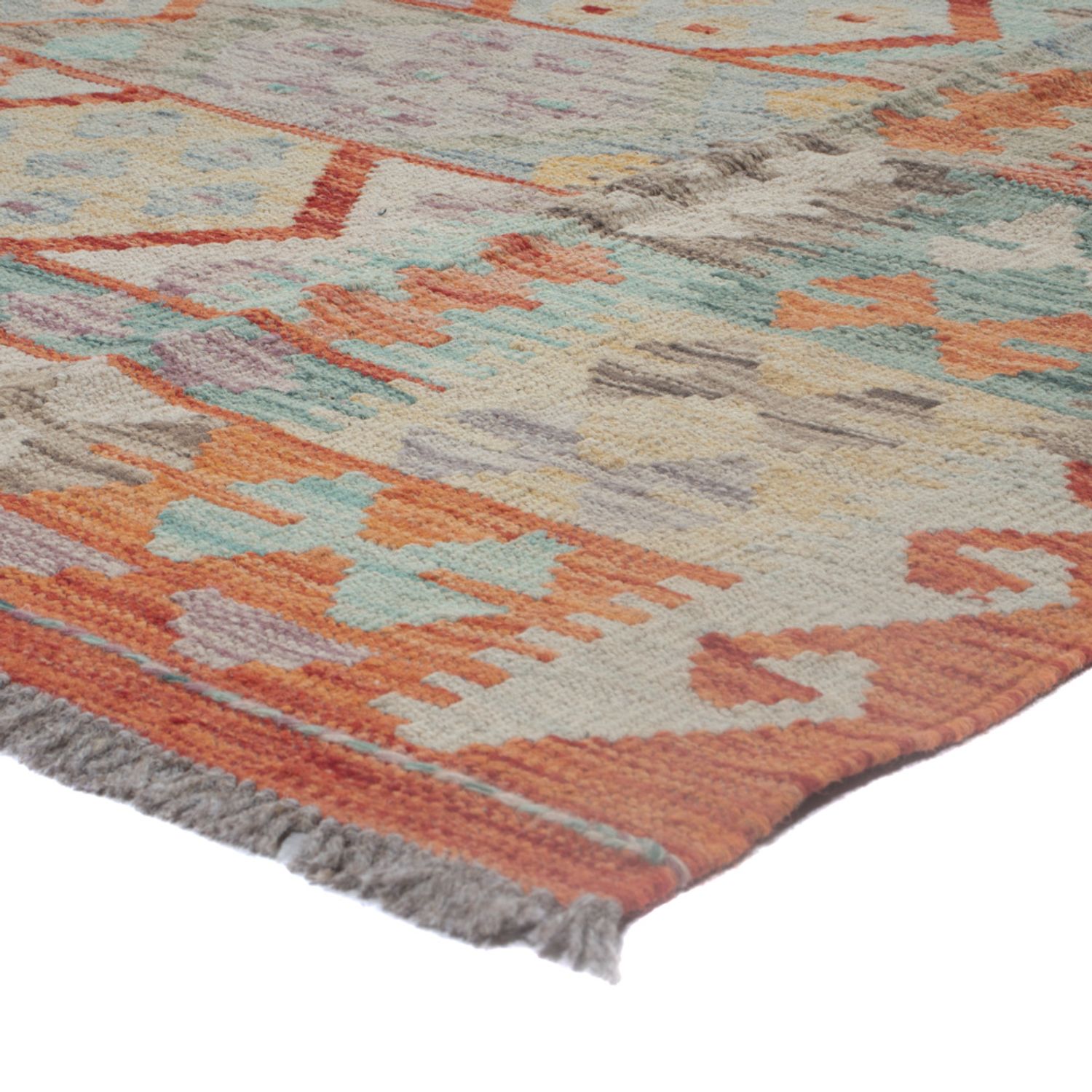 Kelim Rug - Splash - 238 x 177 cm - multicolored