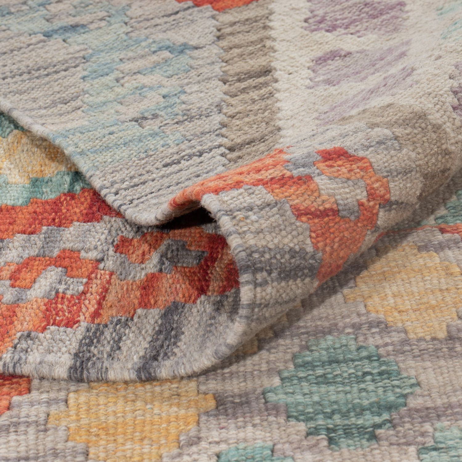 Kelim Rug - Splash - 238 x 175 cm - multicolored