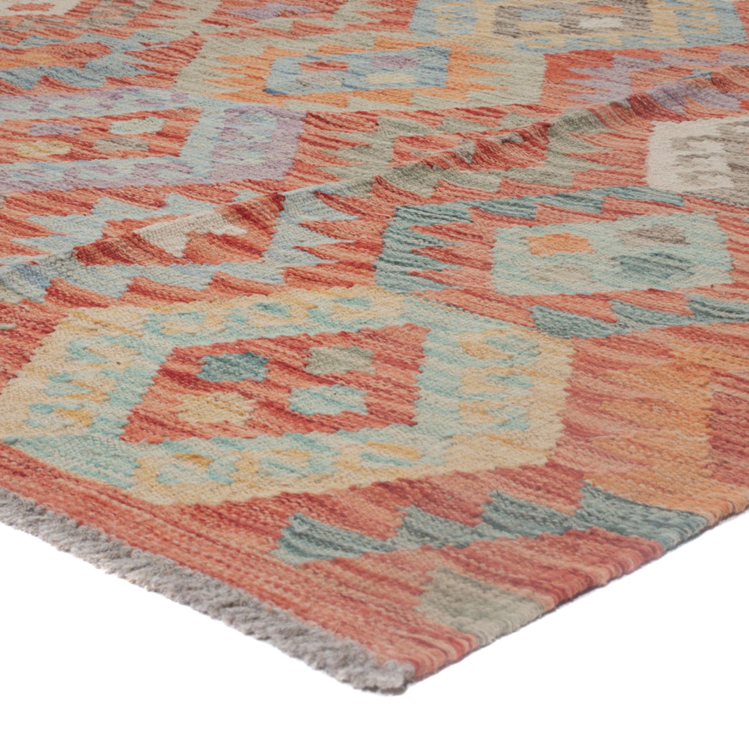 Kelim Rug - Splash - 240 x 181 cm - multicolored
