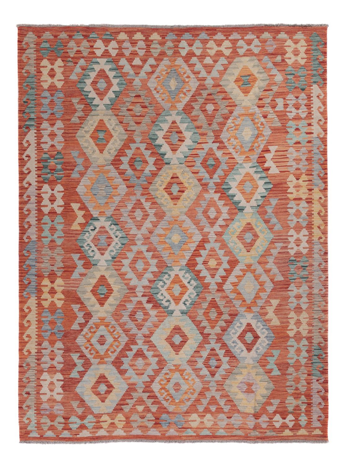 Kelim Rug - Splash - 234 x 177 cm - multicolored