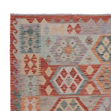 Kelim Rug - Splash - 249 x 176 cm - multicolored