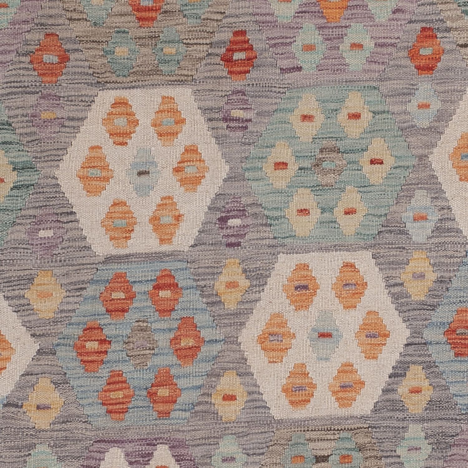 Kelim Rug - Splash - 242 x 177 cm - multicolored