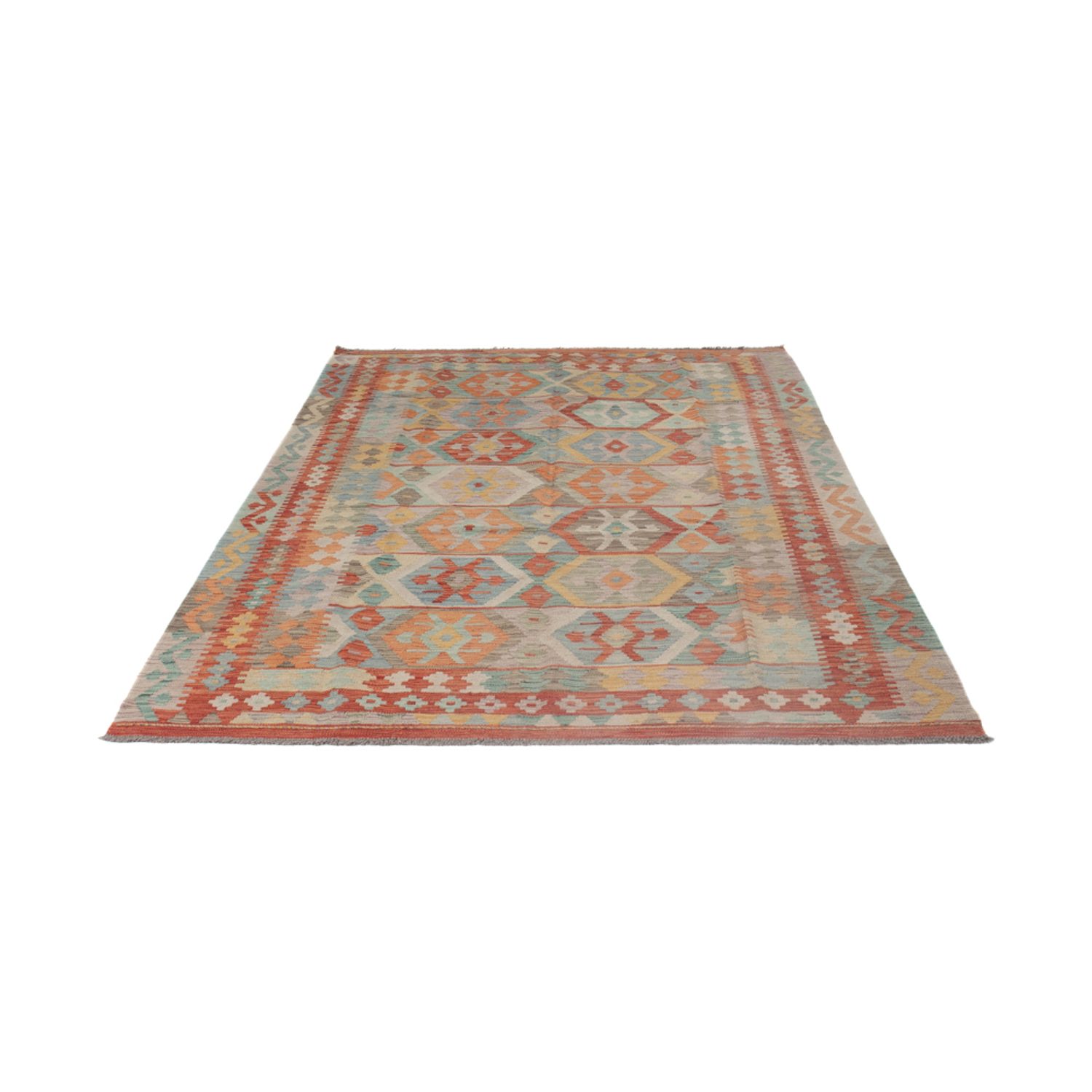 Kelim Rug - Splash - 250 x 168 cm - multicolored