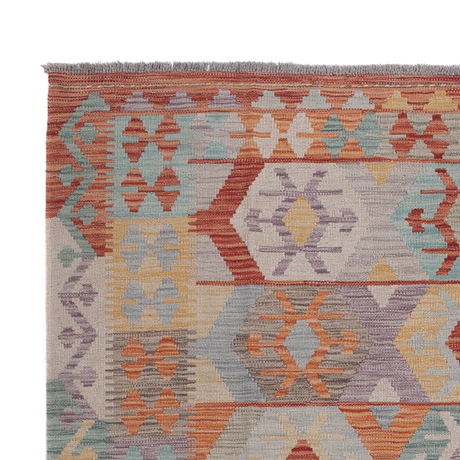 Kelim Rug - Splash - 236 x 173 cm - multicolored