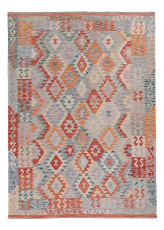 Kelim Rug - Splash - 243 x 178 cm - multicolored