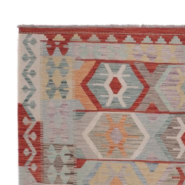 Kelim Rug - Splash - 244 x 176 cm - multicolored
