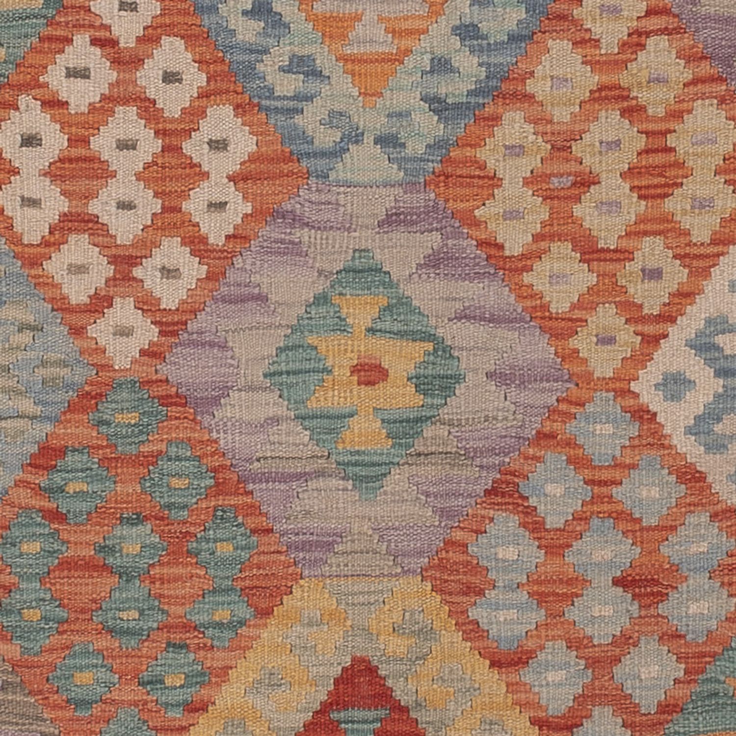 Kelim Rug - Splash - 243 x 178 cm - multicolored