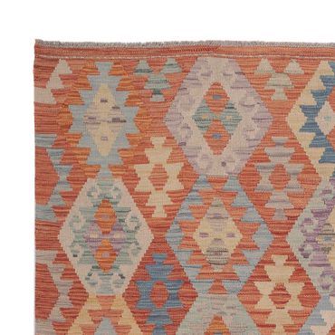 Kelim Rug - Splash - 243 x 178 cm - multicolored