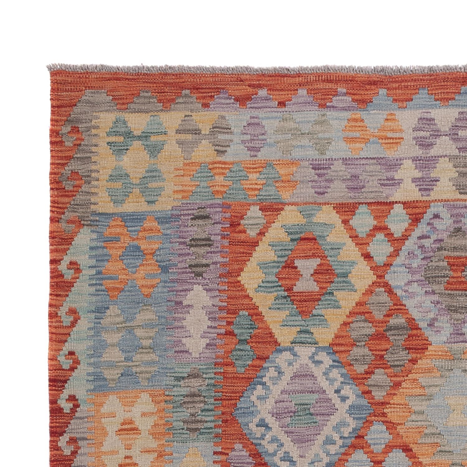 Kelim Rug - Splash - 248 x 177 cm - multicolored