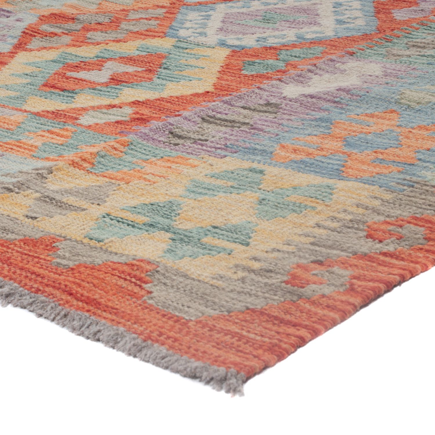 Kelim Rug - Splash - 248 x 177 cm - multicolored