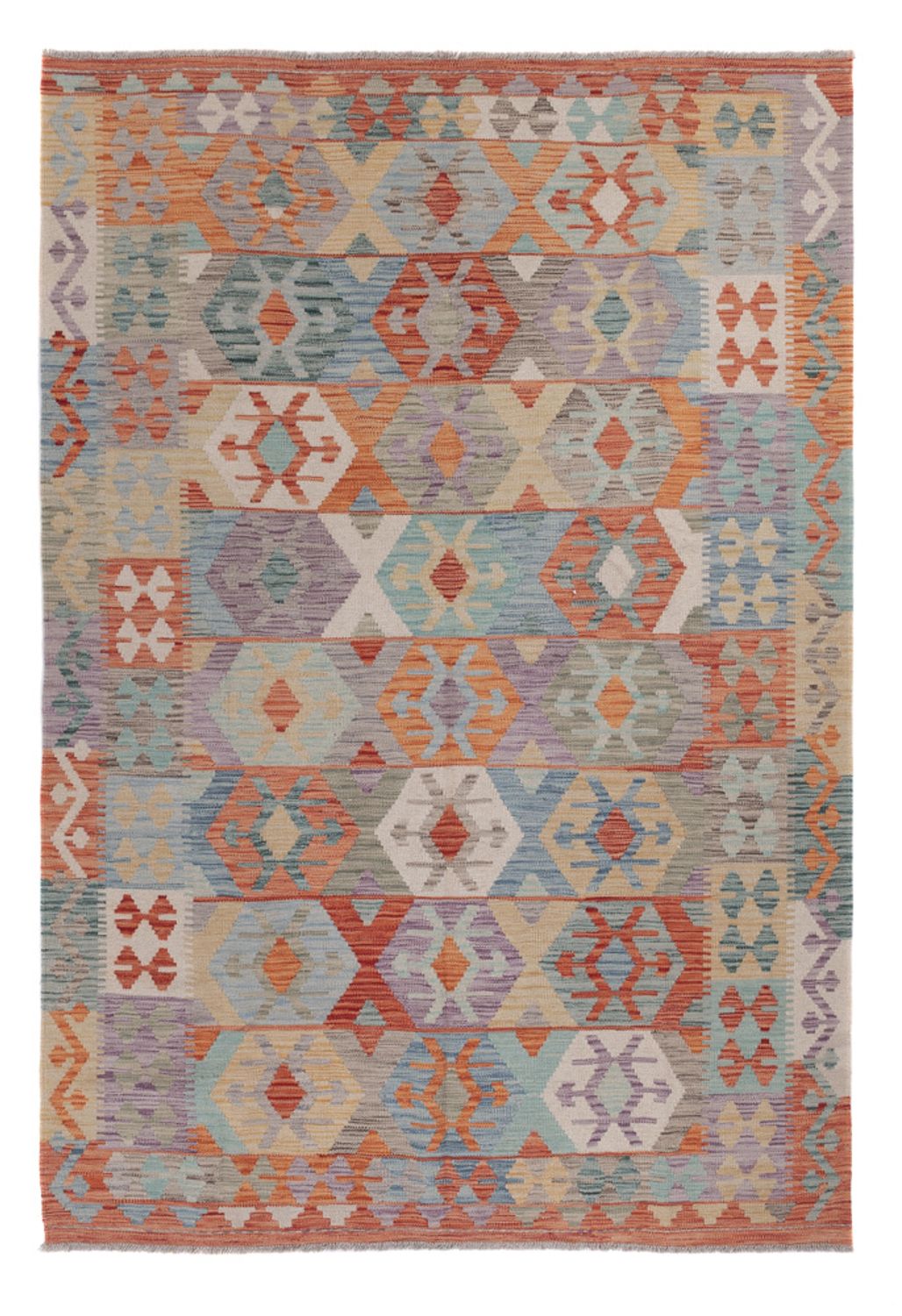 Kelim Rug - Splash - 239 x 168 cm - multicolored