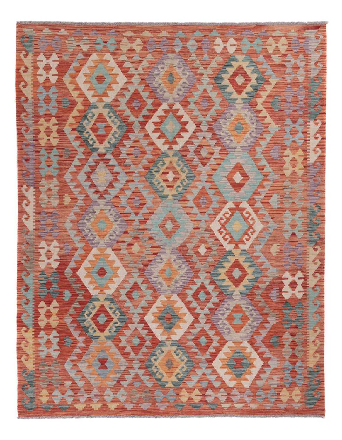 Kelim Rug - Splash - 232 x 181 cm - multicolored