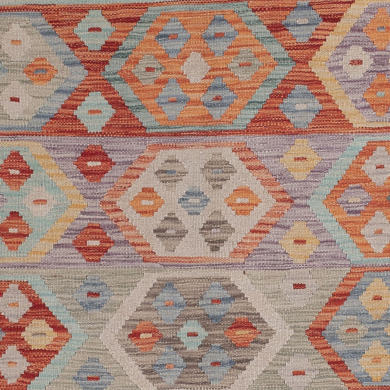 Kelim Rug - Splash - 242 x 178 cm - multicolored