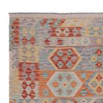 Kelim Rug - Splash - 242 x 178 cm - multicolored