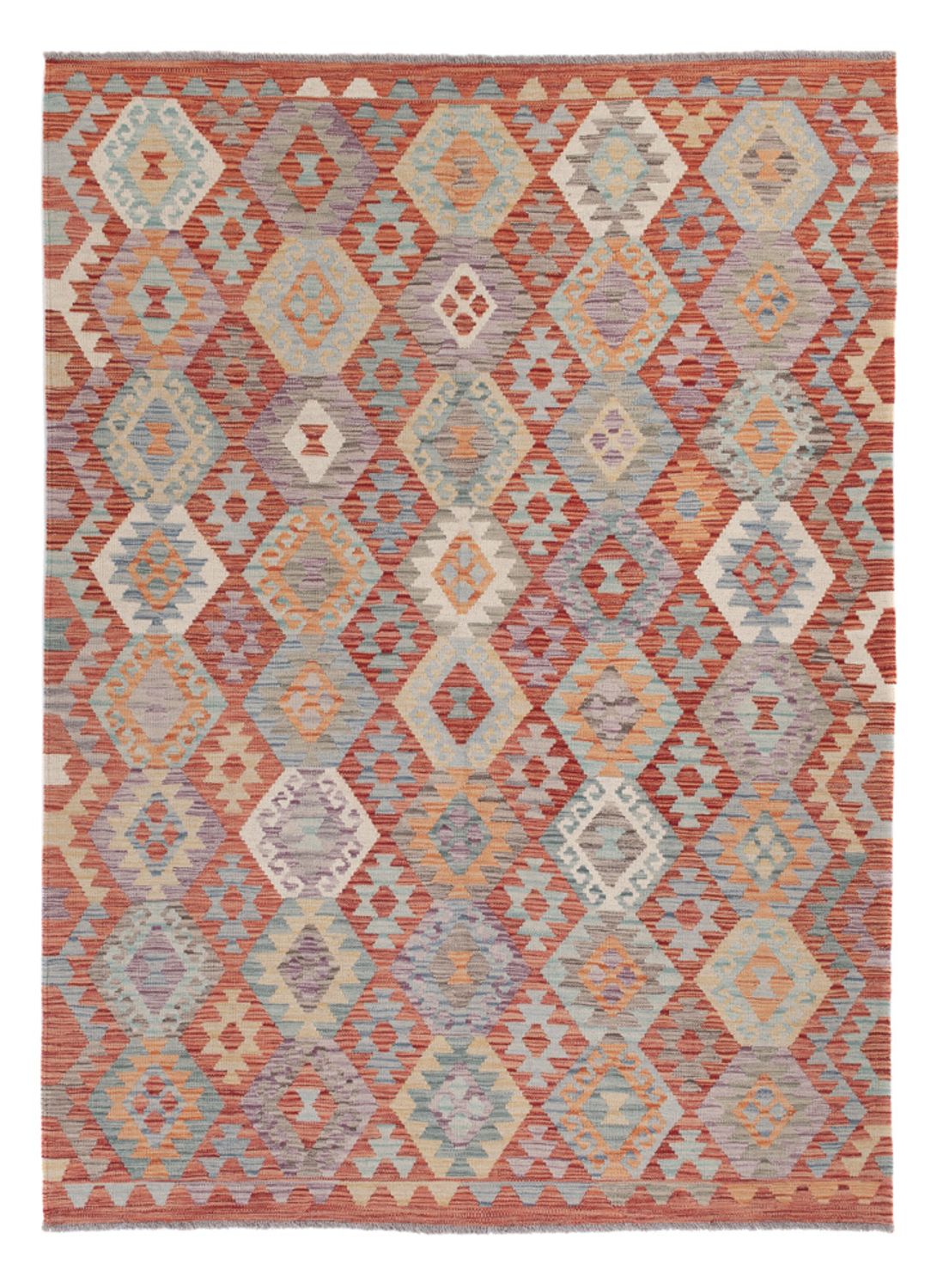 Kelim Rug - Splash - 224 x 166 cm - multicolored