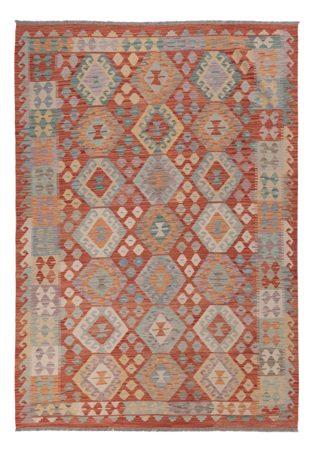 Kelim Rug - Splash - 250 x 181 cm - multicolored