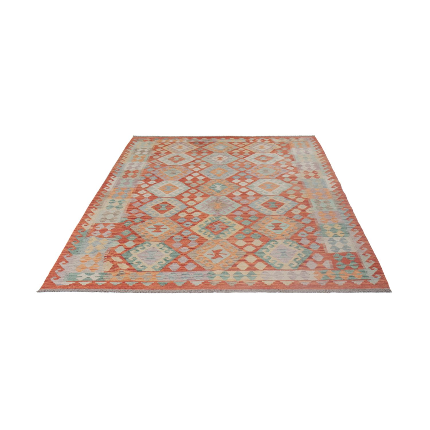 Kelim Rug - Splash - 250 x 181 cm - multicolored