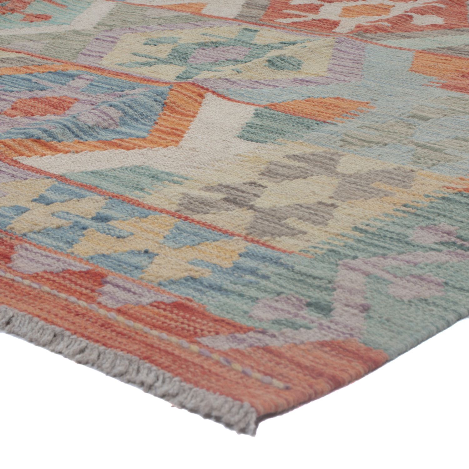 Kelim Rug - Splash - 245 x 178 cm - multicolored