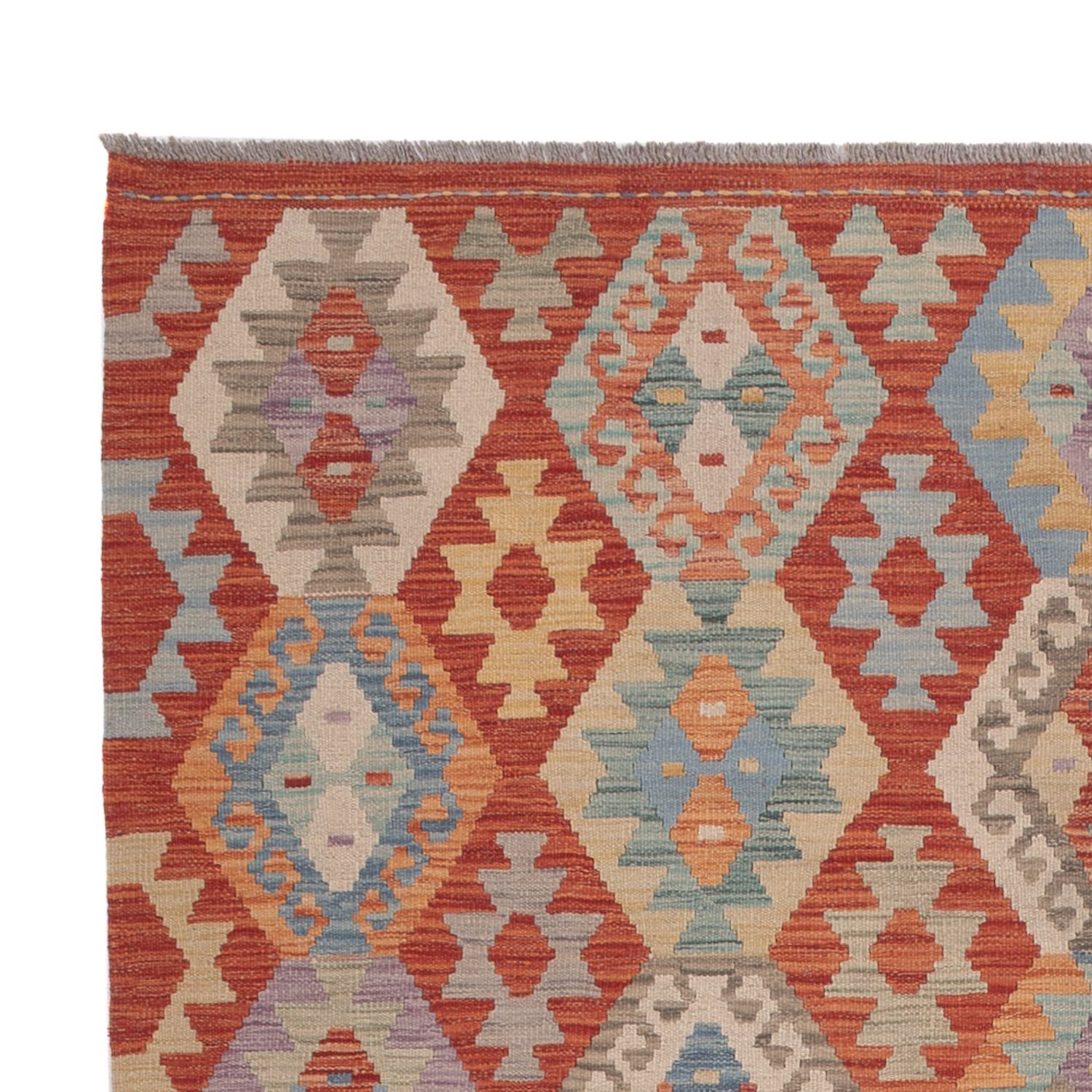 Kelim Rug - Splash - 243 x 177 cm - multicolored