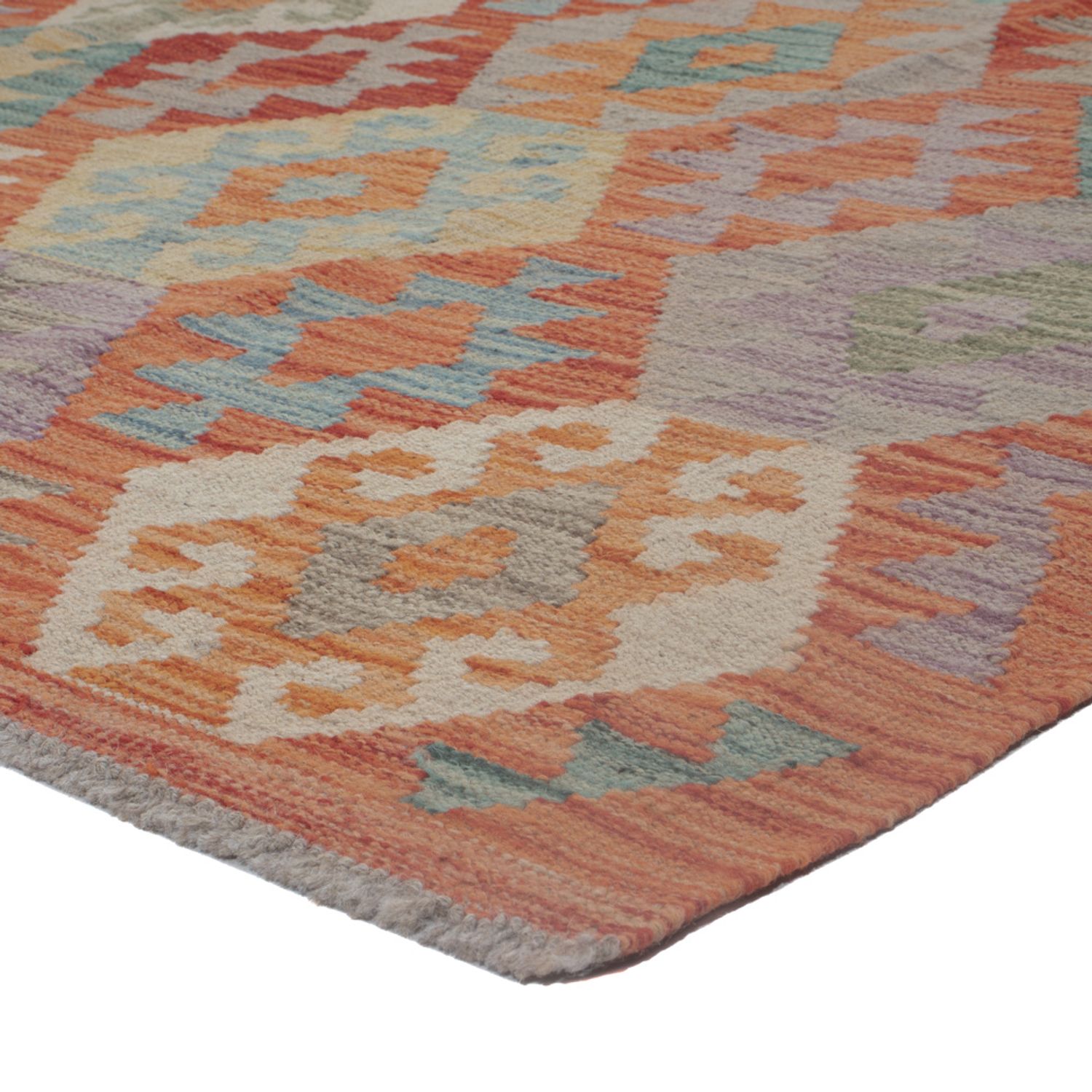Kelim Rug - Splash - 252 x 178 cm - multicolored