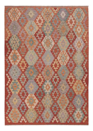 Kelim Rug - Splash - 252 x 178 cm - multicolored