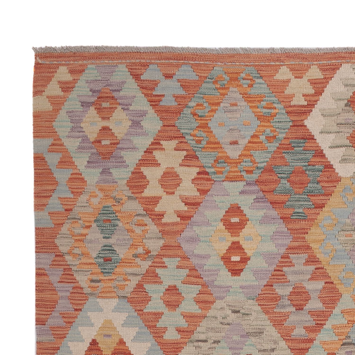 Kelim Rug - Splash - 244 x 177 cm - multicolored