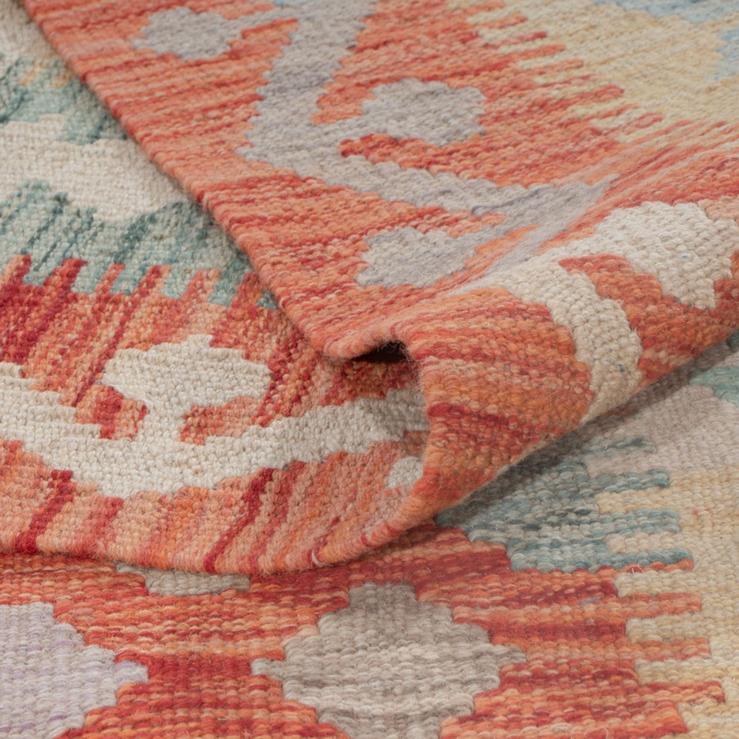 Kelim Rug - Splash - 240 x 176 cm - multicolored