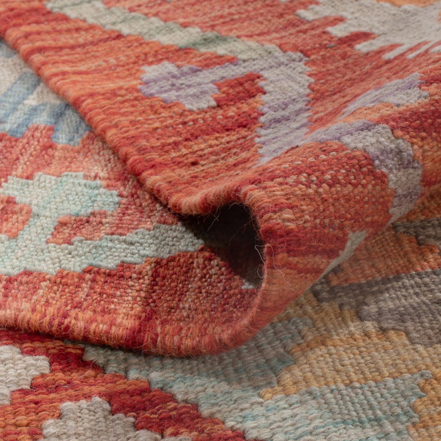 Kelim Rug - Splash - 248 x 180 cm - multicolored