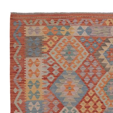 Kelim Rug - Splash - 248 x 180 cm - multicolored