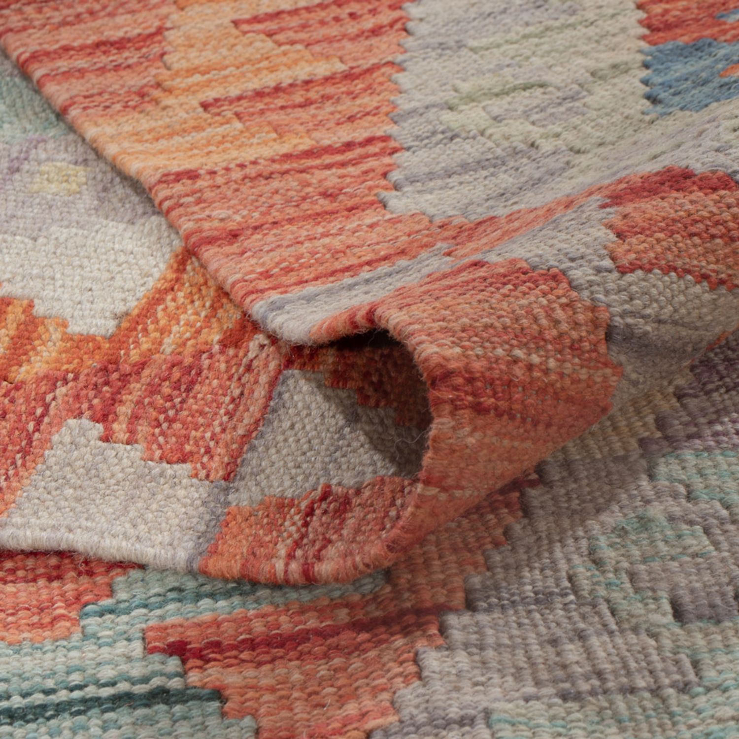 Kelim Rug - Splash - 245 x 180 cm - multicolored