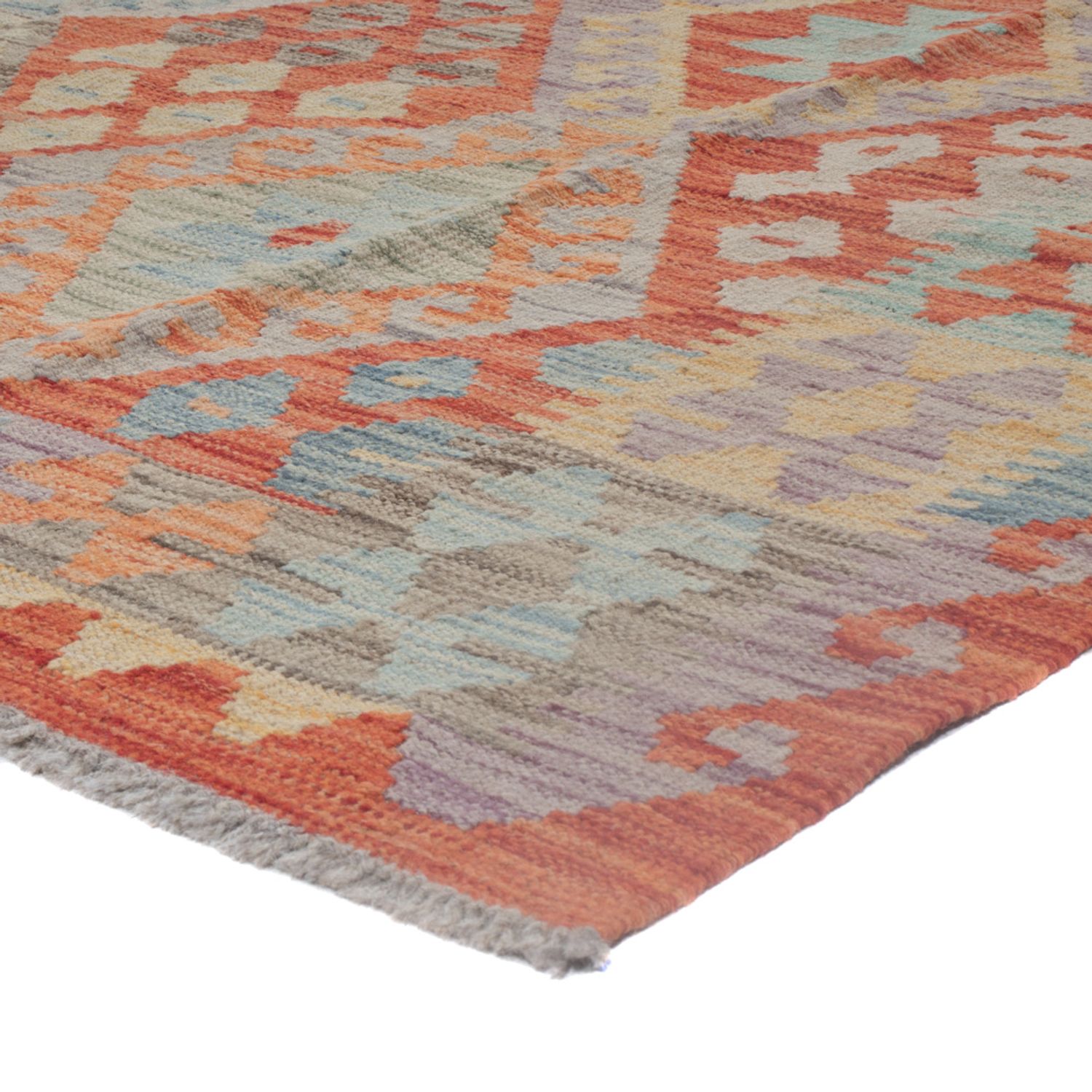 Kelim Rug - Splash - 245 x 185 cm - multicolored